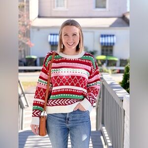 NWT - Sweet Candy Cane - Knitted Sweater